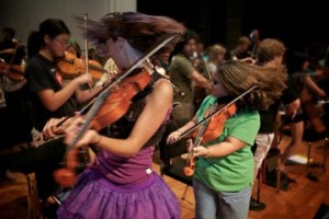 Rockin' out!